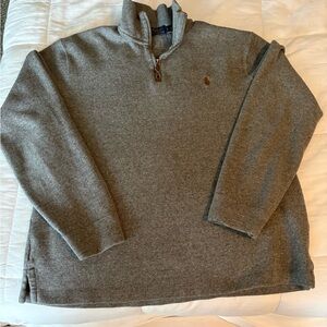 Polo Ralph Lauren Gray Zip-Up Sweater